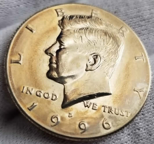 Kenneday-Half-Dollars:--A:-1984-D-/-B:-1996-D